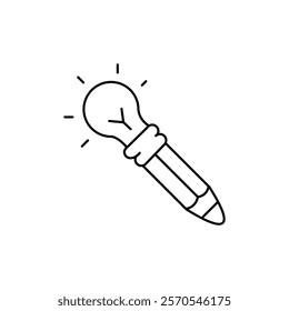 Creative bulb Icon, vector illustration