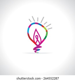 creative bulb idea concept 