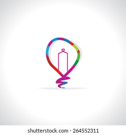 creative bulb idea concept 