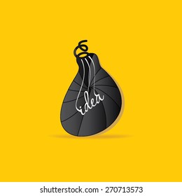 creative bulb idea concept vector illustration