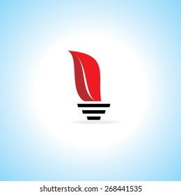 creative bulb idea vector illustration