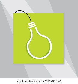 creative bulb idea vector illustration 
