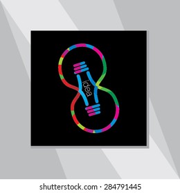 creative bulb idea vector illustration 