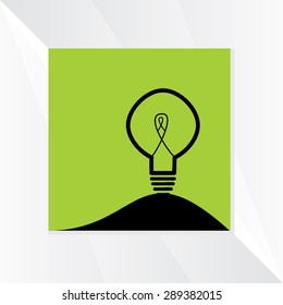 creative bulb idea vector illustration 