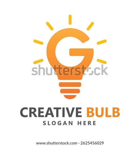Creative Bulb Logo Design with Letter G – Innovation and Branding Concept