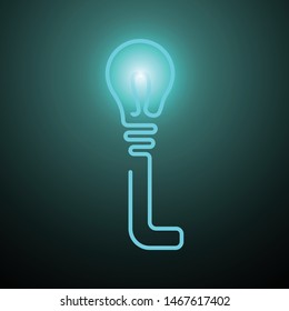 creative bulb logo, smart, idea logo, blue light