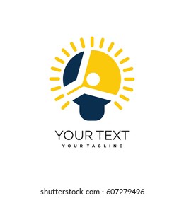 Creative Bulb People Logo