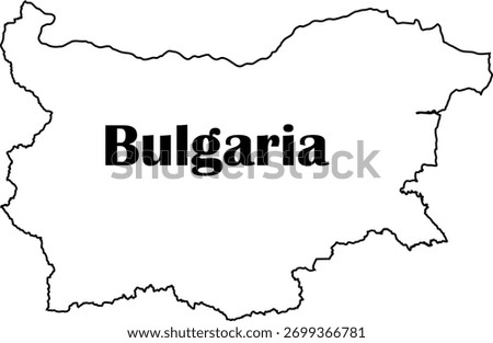 A creative Bulgaria map design filled with national flag colors – white, green, and red. Perfect for travel posters
