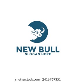 Creative Bull Buffalo Vector Logo , Bull Logo design template