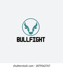 creative bull fight logo design for brand 