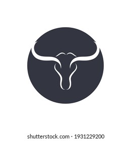 creative Bull horn logo and symbols template icons 