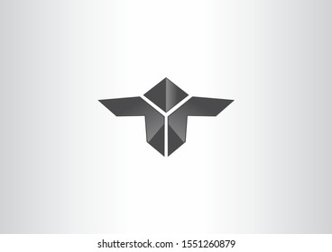 creative bull horn symbol design with black color concept