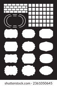 Creative Bullet Journal Stencil. Stencil design for planners