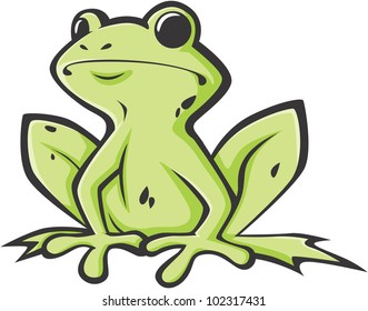Creative Bullfrog Illustration