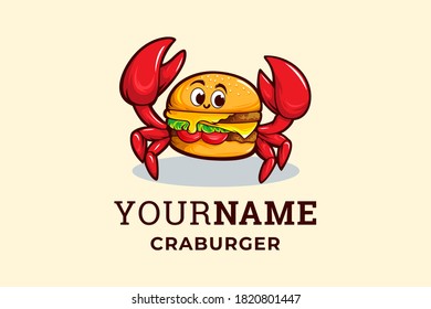 Design für Creative Burger und Crab-Logos