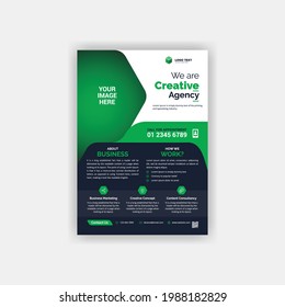 Creative Business Agency Flyer Template Design 