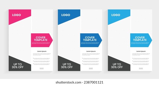 Creative business agency marketing a4 flyer, workshop seminar corporate annual report, one-sided poster case study template