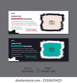 Creative Business Banner Design. Professional Facebook Cover Design