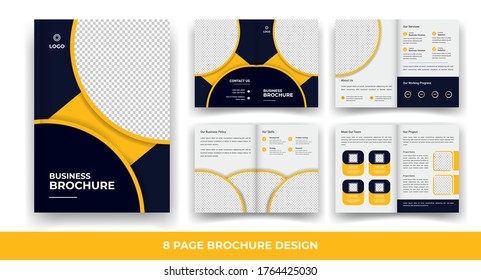 Plantilla de folleto multiplicidad de negocios creativos