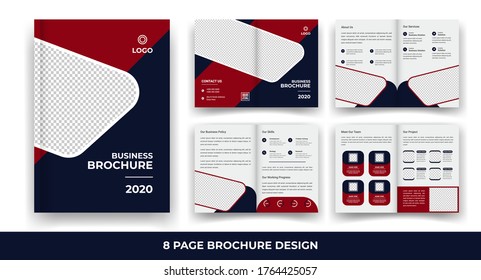 Plantilla de folleto multiplicidad de negocios creativos