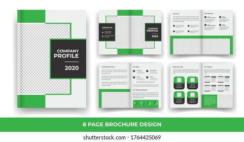 Plantilla de folleto multiplicidad de negocios creativos