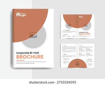 Diseño creativo de Plantilla de folleto de negocios bifold