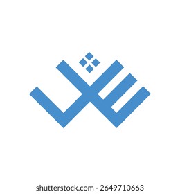 Design do logotipo EW da marca Creative Business