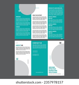 Creative business brochure design editable template