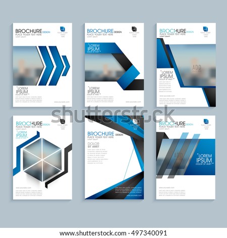 creative business brochure set