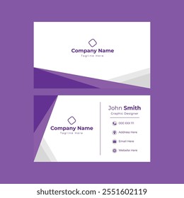 Creative Business Card with Bold Colors