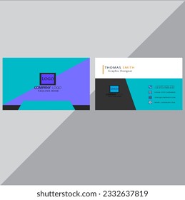 creative business card calarful using illustrator