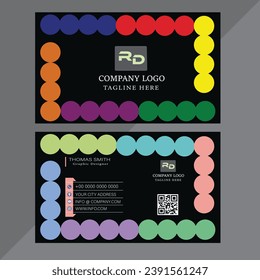creative business card cellarful using adobe illustrator.