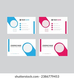 Creative business card d Design template