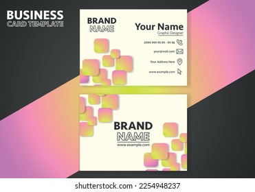 Diseño creativo de tarjetas de visita. Resumen de la plantilla de diseño elegante de la tarjeta de visita. Antecedentes comerciales.