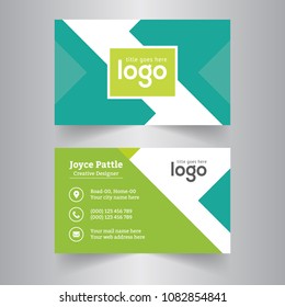 Creative Business Card Design. Clean Business Card Template. Vector Illustration