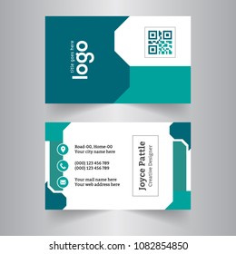 Creative Business Card Design. Clean Business Card Template. Vector Illustration