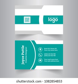 Creative Business Card Design. Clean Business Card Template. Vector Illustration