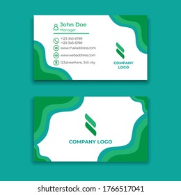 Creative Business card Design concept 