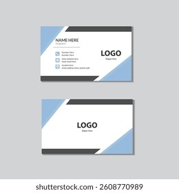 creative business card design , corporate template , white color 