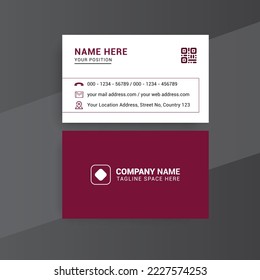 Creative Business Card Design High Quality and Standard Template
