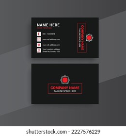 Creative Business Card Design High Quality and Standard Template
