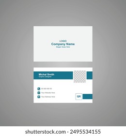 Diseño creativo de tarjeta de visita