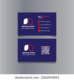 Creative Business card design and modern elements