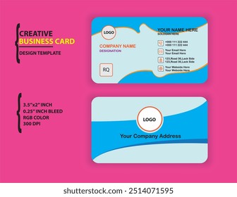 creative business card design modern