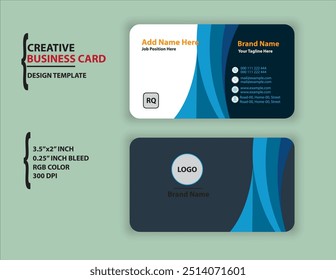 creative business card design modern