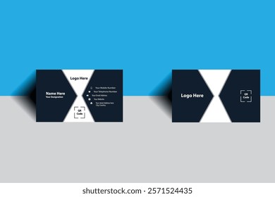 Creative business card design and name card and Double sided