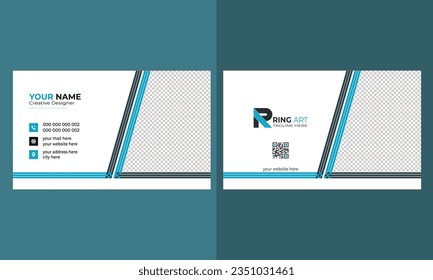Creative Business Card Design Pro Vektorgrafik