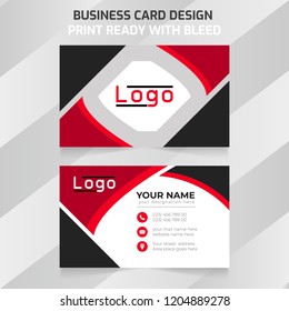 Creative business card design template.
