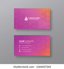 Creative business card design template