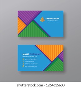 Creative business card design template